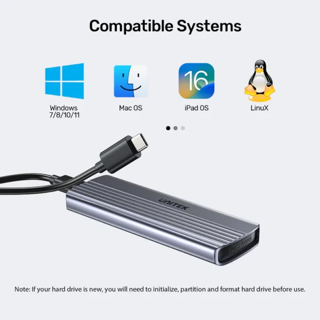 Unitek M.2 PCIe NVME SSD Enclosure - Image 12