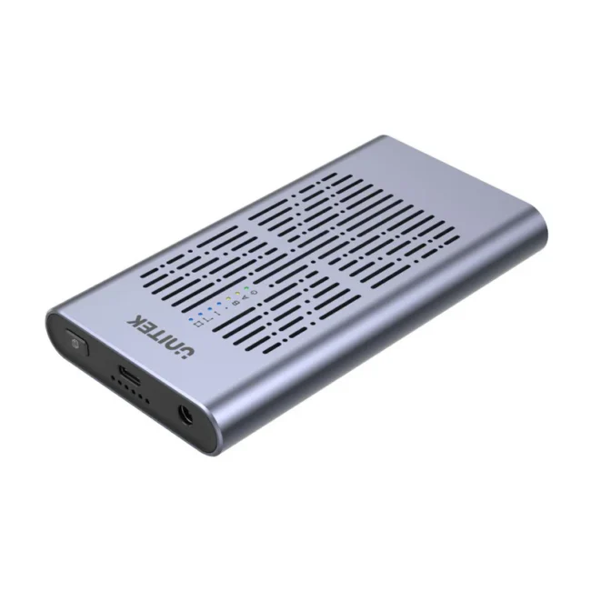 Unitek SolidForce USB-C to PCIe/NVMe M.2 SSD 20Gbps Dual Bay Enclosure with Offline Clone - Image 4