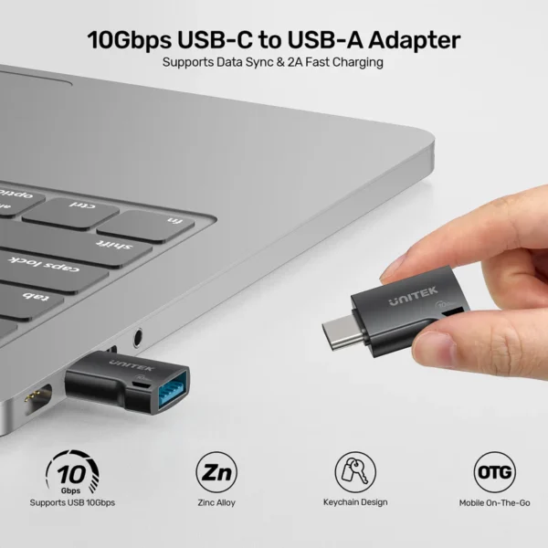 Unitek 10Gbps USB-C to USB-A Adapter - Image 8
