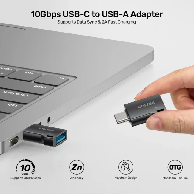 Unitek 10Gbps USB-C to USB-A Adapter - Image 8