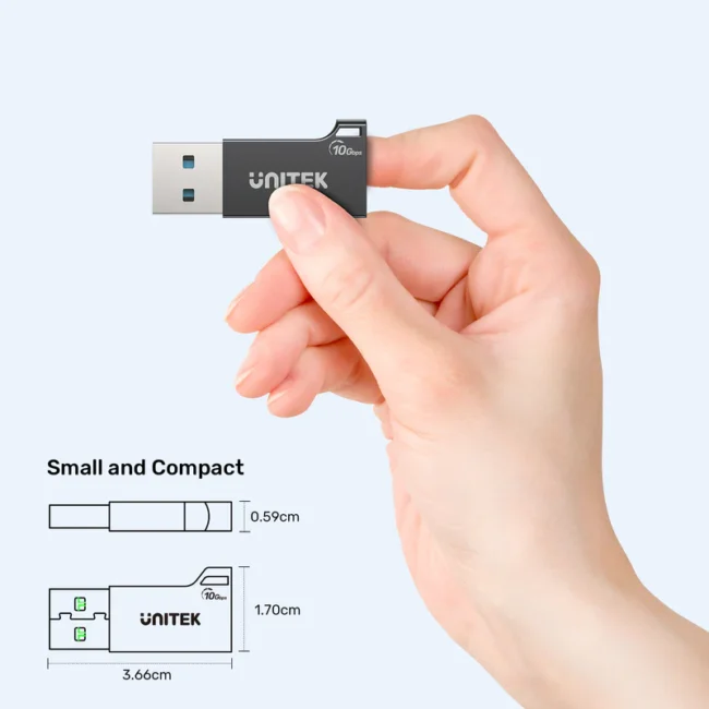 Unitek 10Gbps USB-A to USB-C Adapter - Image 4