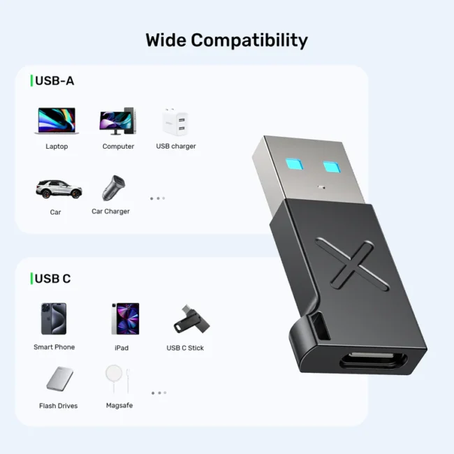 Unitek 10Gbps USB-A to USB-C Adapter - Image 3