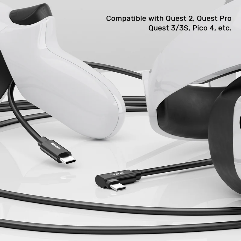 Unitek VR Link Pro Cable (90 Degree USB-C to C Cable supports 5Gps & 60W) - Image 11