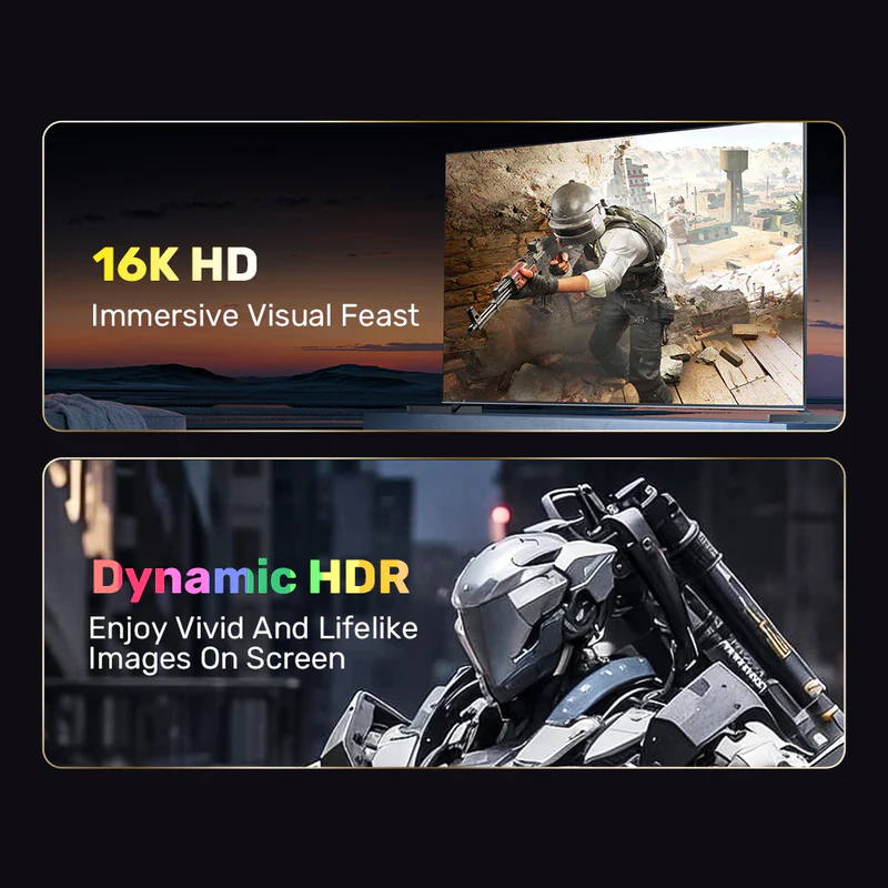 Unitek Gaming 16K 120Hz DisplayPort 2.1 Cable - Image 7