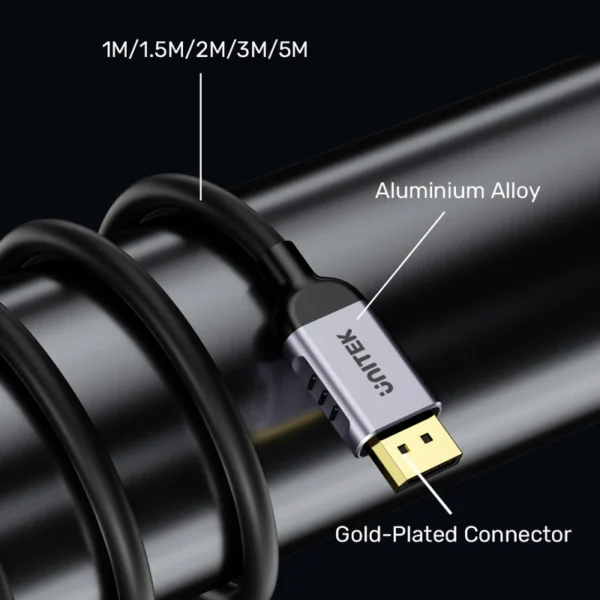 Unitek 8K DisplayPort 1.4 Male to Male Cable (8K) - Image 4