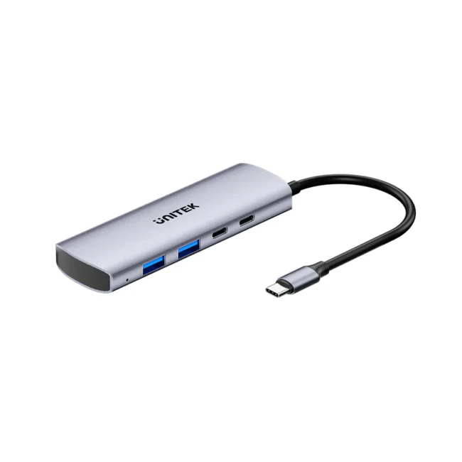 Unitek uHUB Q4 4-in-1 10Gbps USB-C Hub with 2 USB-A & 2 USB-C Ports - Image 2
