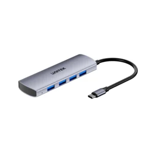Unitek uHUB Q4 4-in-1 10Gbps USB-C Hub with 4 Ports USB-A