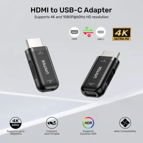 Unitek HDMI to USB-C Adapter - Image 2