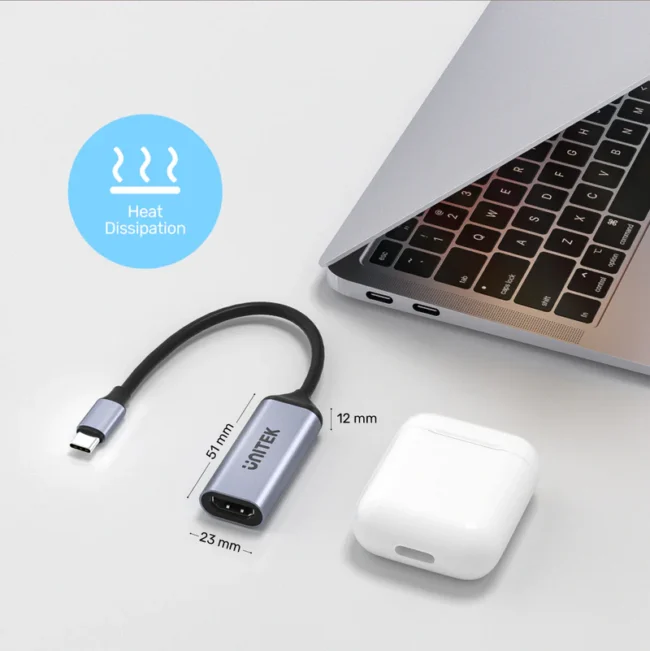 Unitek 8K USB-C to HDMI 2.1 Adapter With HDCP2.3 - Image 4