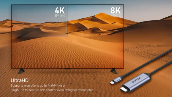 Unitek USB-C to HDMI 8K Cable 1.8M - Image 4