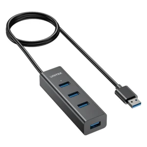 Unitek 4-in-1 USB-A 5Gbps Hub with 1.2m Cable