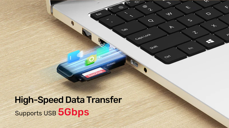 Unitek USB-A Card Reader - Image 7