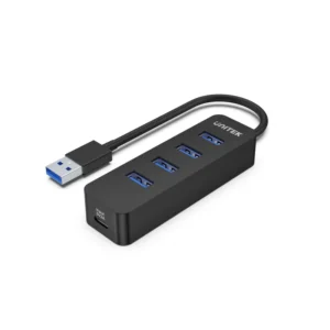 Unitek uHUB Q4 4 Ports Powered USB 3.0 Hub with USB-C Power Port