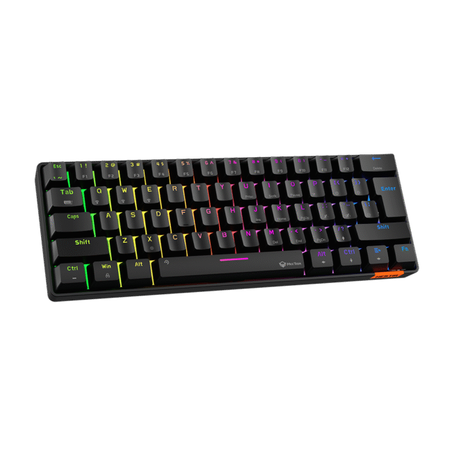 Meetion Dual Mode 60% Mechanical Keyboard Rainbow MK005BT (Bluetooth / Wired)