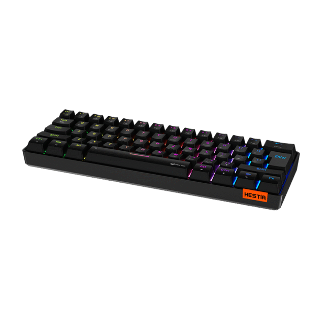 Meetion Dual Mode 60% Mechanical Keyboard Rainbow MK005BT (Bluetooth / Wired) - Image 5