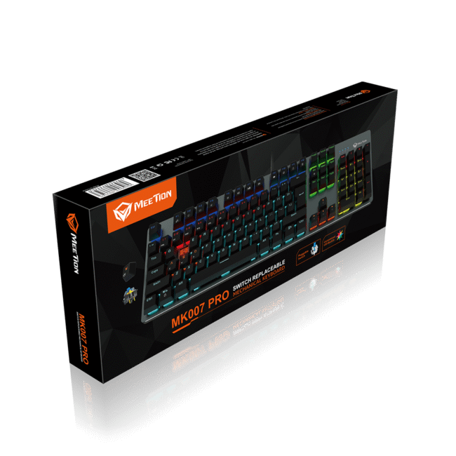 Meetion Mechanical Keyboard AR/EN Mk007Pro - Image 3