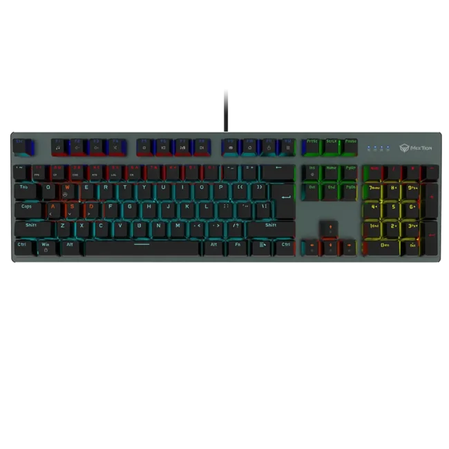 Meetion Hot-swap Mechanical Keyboard MK009Pro (Red Switch) - Image 9