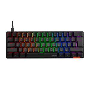 Meetion Mechanical Keyboard Rainbow MT-MK005 with Type C- Mini - Black