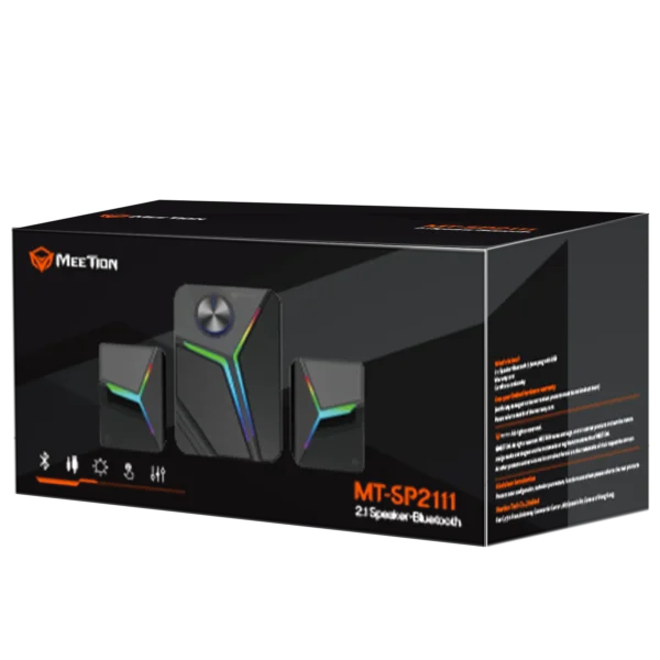 Meetion Gaming Pro 2.1 Gaming Desktop Speakers (Bluetooth) - Image 3