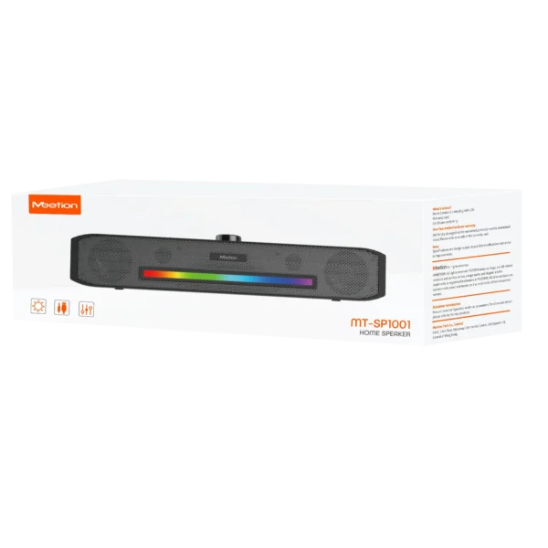 Meetion Gaming and Office Strip Desktop Speakers MT-SP1001 - Image 5