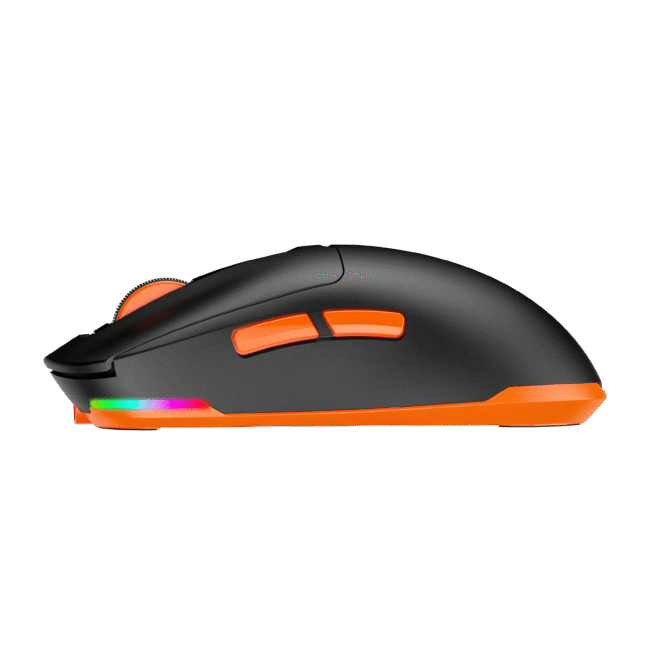 Meetion GW24 Wireless Tri-Mode Mouse (2.4G wireless, Bluetooth, and wired) - Black - Image 5
