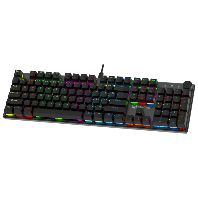 Meetion Hot-swap Mechanical Keyboard MK009Pro (Red Switch) - Image 4