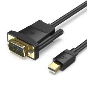 Vention Mini DP Male to VGA Male HD Cable 2M Black
