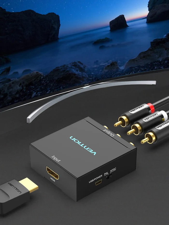 Vention HDMI to RCA Converter Black Metal Type - Image 8
