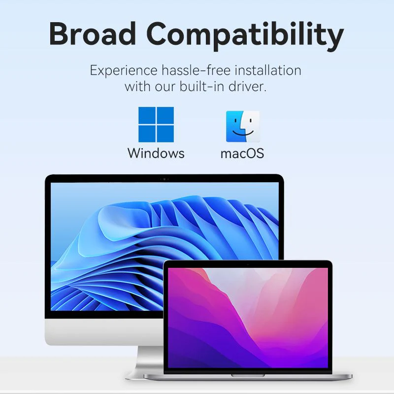 Vention USB-C + USB-A to HDMI Adapter 0.15M Gray Aluminium Alloy Type - Image 4