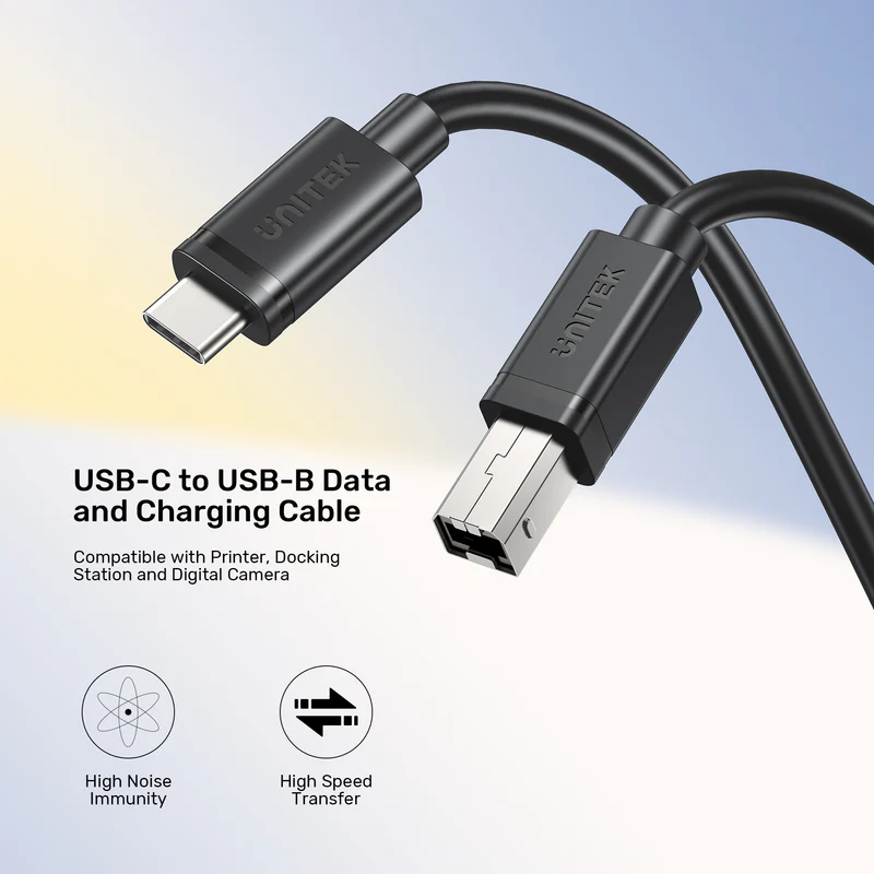 Unitek USB-C to USB-B Data and Charging Cable - Image 6