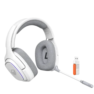 Meetion BTH012 Wireless Tri-Mode Headset Leather Form White