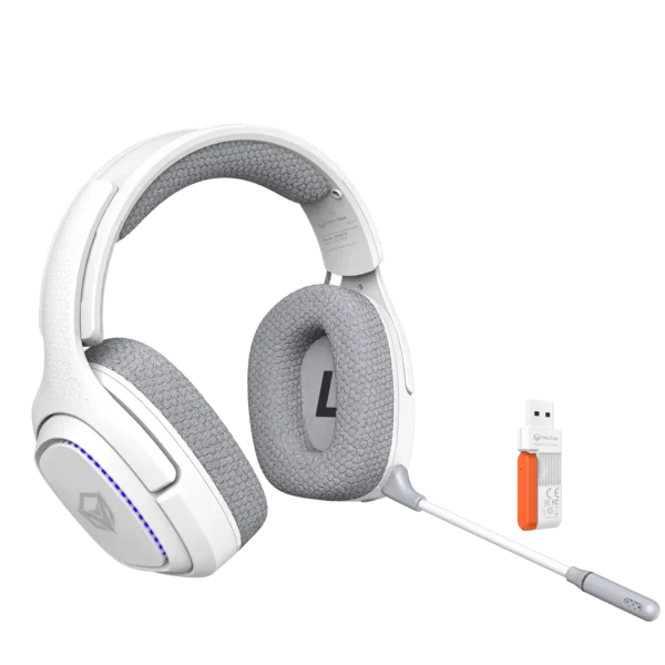 Meetion BTH012 Wireless Tri-Mode Headset Leather Form White