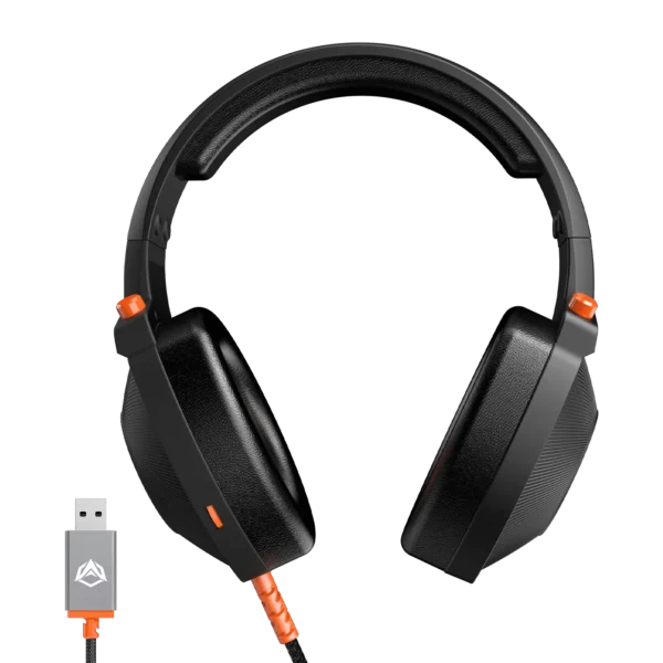Meetion Hp012 Virtual 7.1 Surround Sound Gaming Headset with Noise-Cancelling Black - Image 2