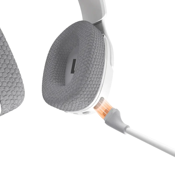 Meetion BTH012 Wireless Tri-Mode Headset Leather Form White - Image 5