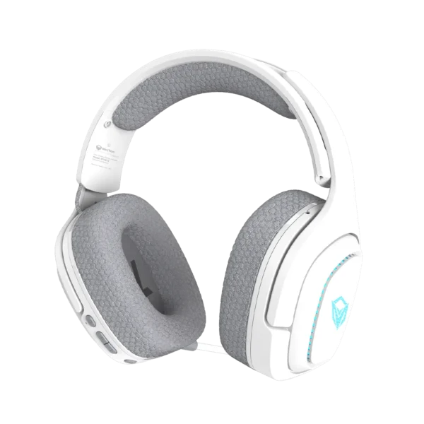 Meetion BTH012 Wireless Tri-Mode Headset Leather Form White - Image 2