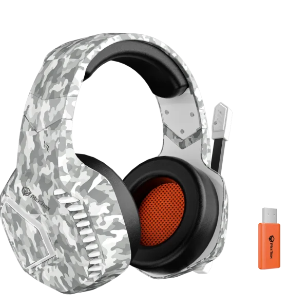Meetion BTH014 Wireless Surround Sound Gaming Headset - Tri-Mode Headset White