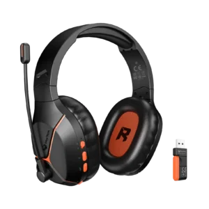 Meetion BTH011 Wireless Tri-Mode Headset Leather Form Black