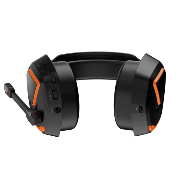Meetion BTH014 Wireless Surround Sound Gaming Headset - Tri-Mode Headset Black - Image 4