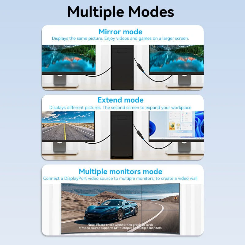 Vention DP to HDMI 4K@60Hz Converter 0.15M Black - Image 7