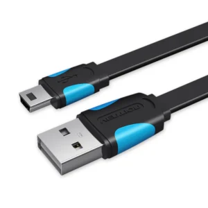 Vention Flat USB2.0 A Male to Mini 5 Pin Cable