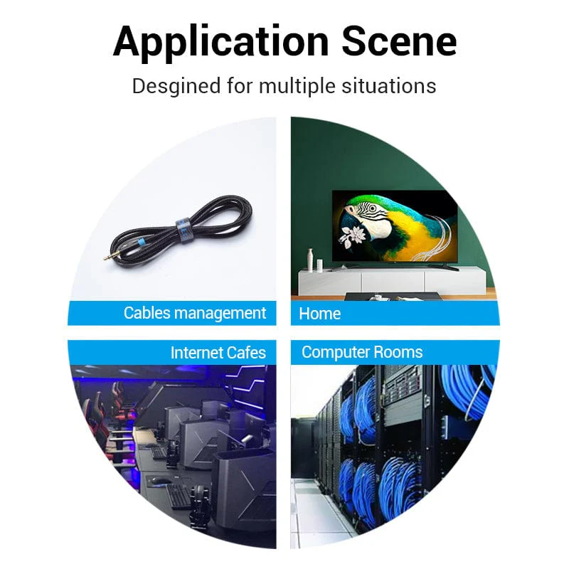 Vention Cable Tie 5M Black - Image 3