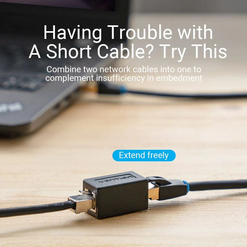 Vention Cat.6 FTP Keystone Jack Coupler White - Image 3